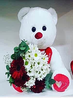 Ayıcıklı Papatya Aşk