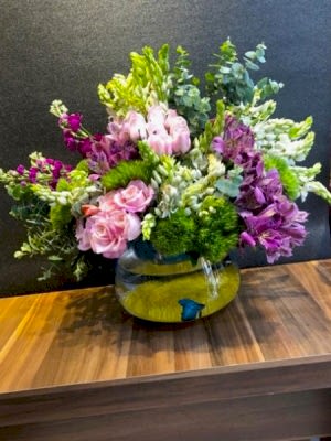 Fanusta Balıklı Aranjman