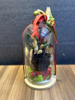 Canlı Solmayan Gül Siyah